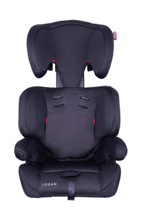 Cozy N Safe Logan Group 1/2/3 Car Seat 9-36kg, 9 Months to 12 Years, 5 Point Harness, Forward Facing, Side Impact Protection, Adjustable Headrest, Lightweight, Child, Toddler Car Seat - Black/Grey