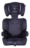 Cozy N Safe Logan Group 1/2/3 Car Seat 9-36kg, 9 Months to 12 Years, 5 Point Harness, Forward Facing, Side Impact Protection, Adjustable Headrest, Lightweight, Child, Toddler Car Seat - Black/Grey
