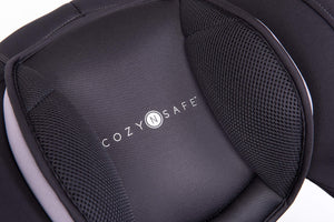Cozy N Safe Logan Group 1/2/3 Car Seat 9-36kg, 9 Months to 12 Years, 5 Point Harness, Forward Facing, Side Impact Protection, Adjustable Headrest, Lightweight, Child, Toddler Car Seat - Black/Grey