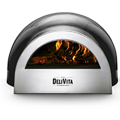 DeliVita Wood-Fired Pizza Oven - Very Black
