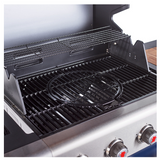 Jupiter 4 Burner Hybrid with Chopping Board – Blue